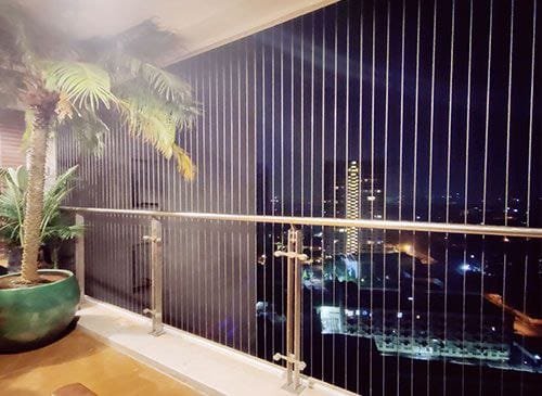 Modern apartment balcony grill project